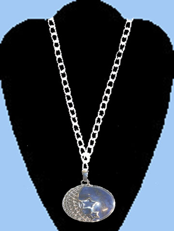Colgante Cadena Estrella Azul oscuro
